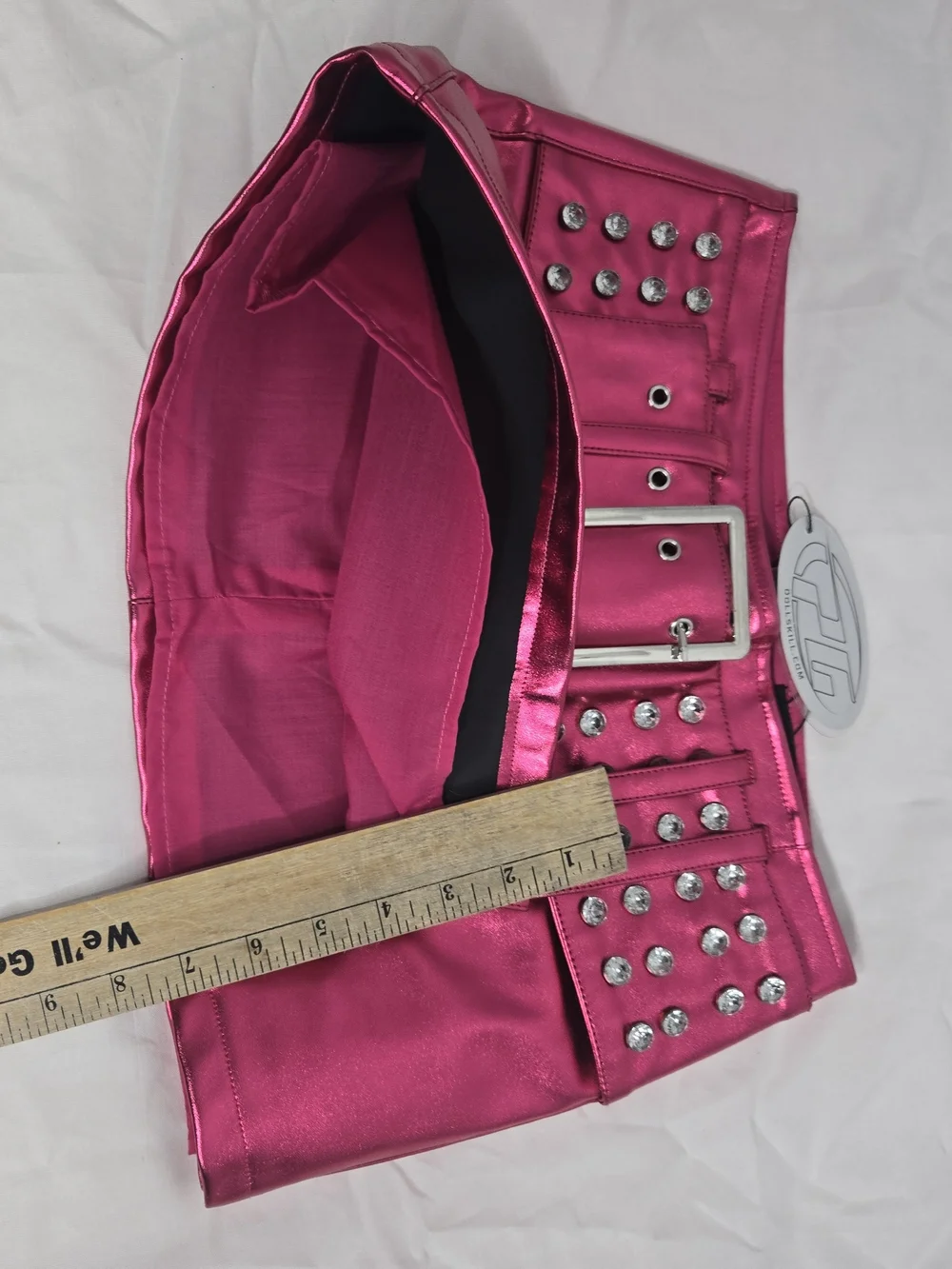 POSTER GIRL Metallic Hot Pink Over-the-Knee Boots